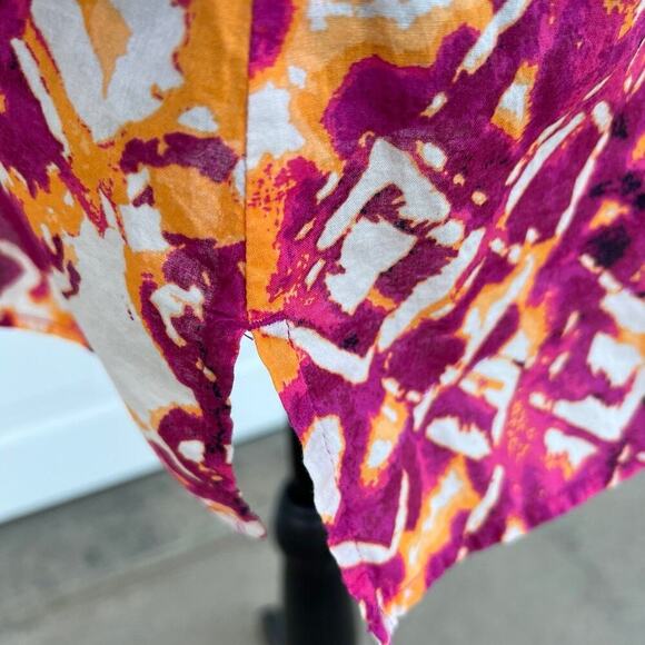 BRECKENRIDGE women's size XL, 3/4 SLEEVE, BUTTON DOWN, cotton SHIRT - Picture 7 of 11